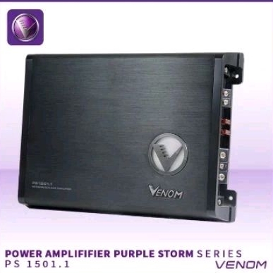 Power Amplifier Monoblock Venom Purple Storm PS1501.1 - Amplifier Venom Monoblock Purple Storm PS 15