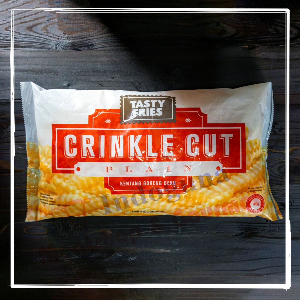 

Tasty Fries Crinkle Cut French Fries Kentang Goreng 900gr