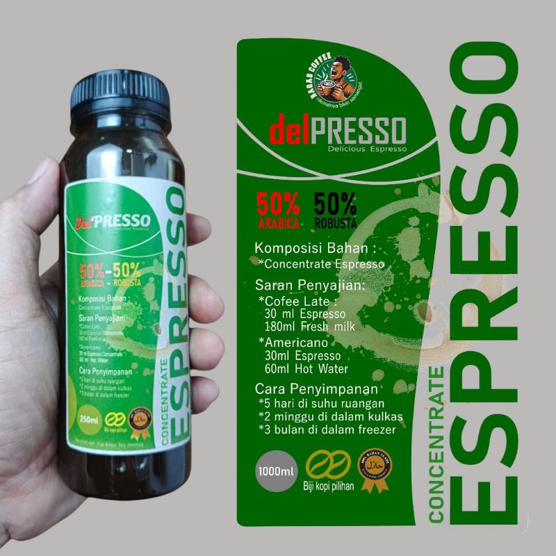 

DELPRESSO. Espresso Consentrat 50% ARABICA 50℅ ROBUSTA