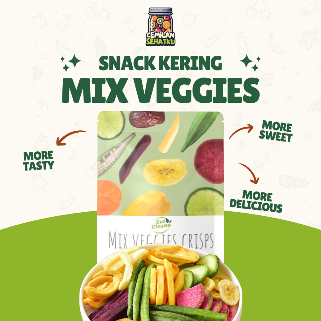 

(HALAL) Dried vegetable and fruit | Cemilan Snack Sayur Buah Kering | Dried vegetable and fruit | Snack Sehat Diet | Guilty Free Snack - Keripik Sayur Kering - Cemilan Sehat - Cemilan Diet