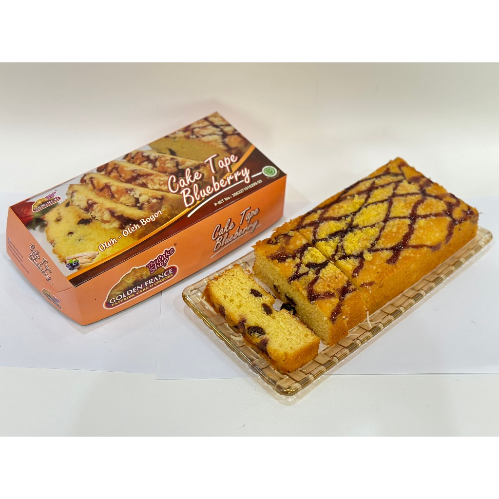 

BOLU TAPE BLUBERRY CAKE GOLDEN FRANCE (470gram)