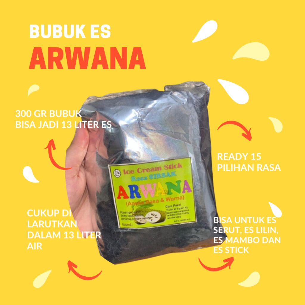 

BAHAN MEMBUAT ES LOLY - TEPUNG ES - BUBUK ICE LOLY ANEKA RASA