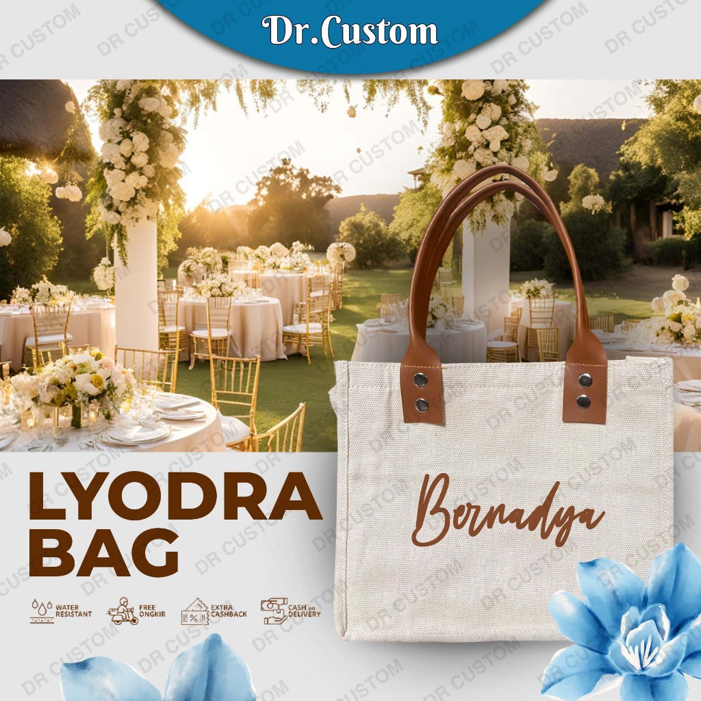 

Tas Sovenir Seminarkit-Tas Ulangtahun-Tas Bridesmaid-totebag-Lyodra-Kanvas