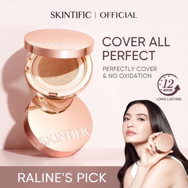 SKINTIFIC Cover All Perfect Cushion FULL CASE ORIGINAL (PROMO) | Cushion Foundation Concealer Primer