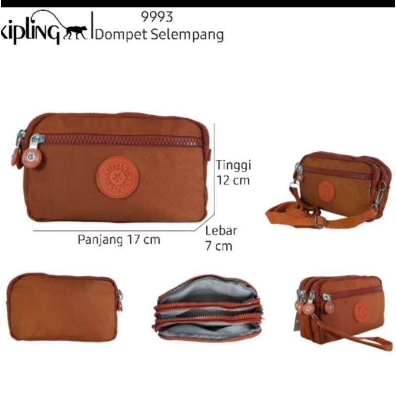 Tas / dompet wanita selempang import 9993 4resleting
