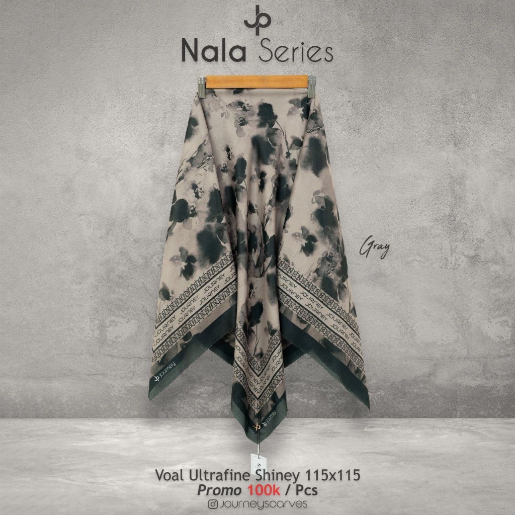 JOURNEY HIJAB NALA SERIES / HIJAB JOURNEY SEGI EMPAT / HIJAB MOTIF / HIJAB JOURNEY NALA SERIES / NAL