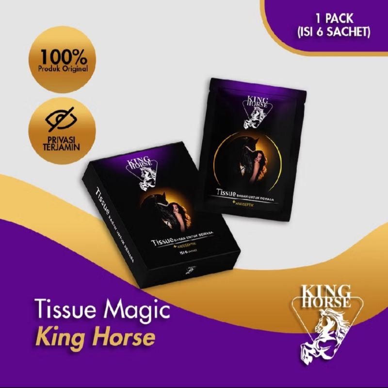 Tisu Magic King Horse 100% Original