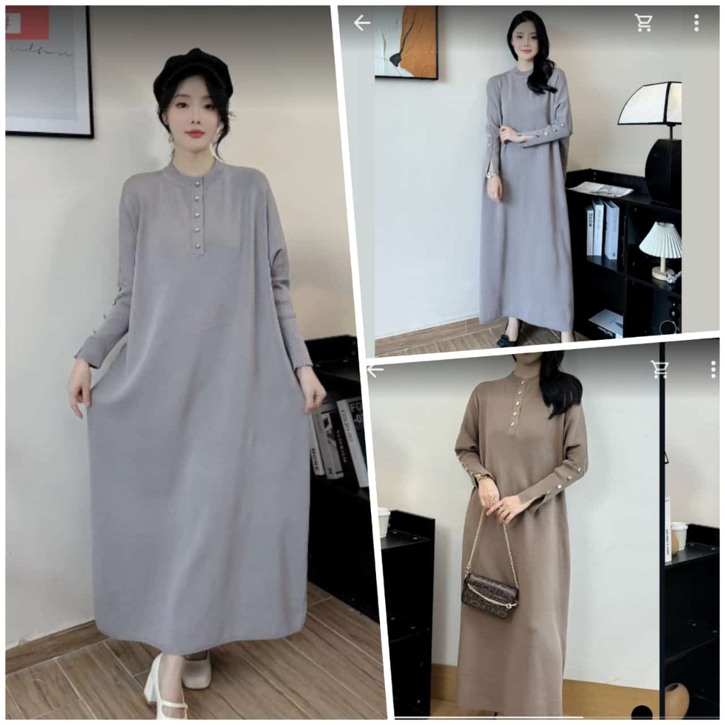 GAMIS Pinkdose Long Dress Import Premium / GAMIS WANITA / GAMIS WANITA PREMIUM / GAMIS PINGDOSE ORIG