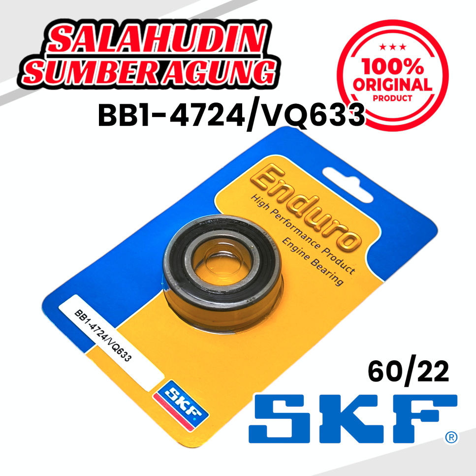 Laher Bearing SKF ENDURO As Roda Belakang 60/22 Beat Scoopy Spacy Vario 110 Karbu Fi Jamin Original