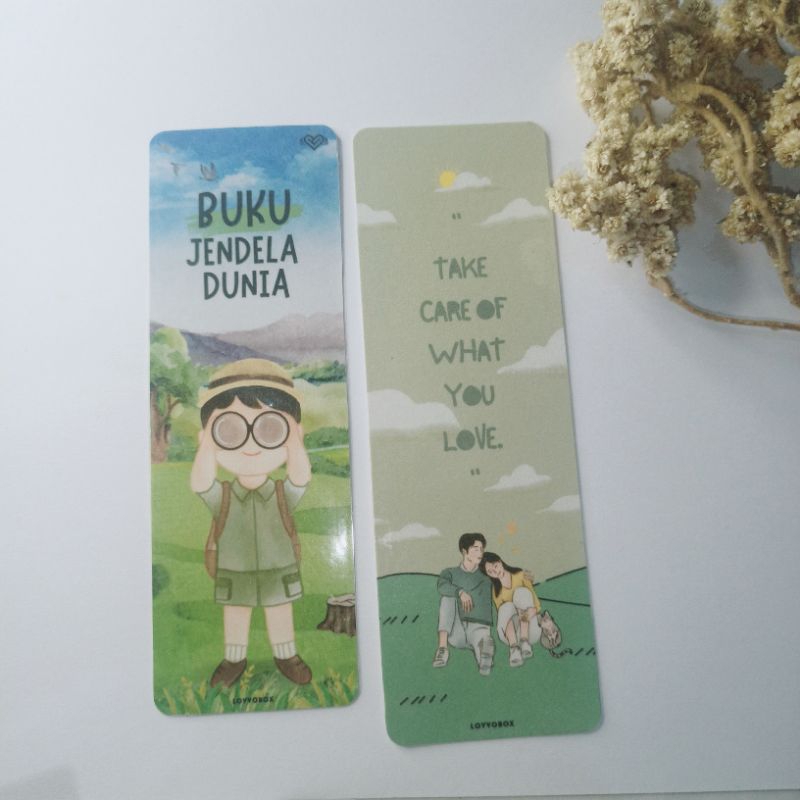 

Bookmark Tebal Custom - Handcraft - Bookmark laminasi tebal - Pembatas Buku Aesthetic Cutom