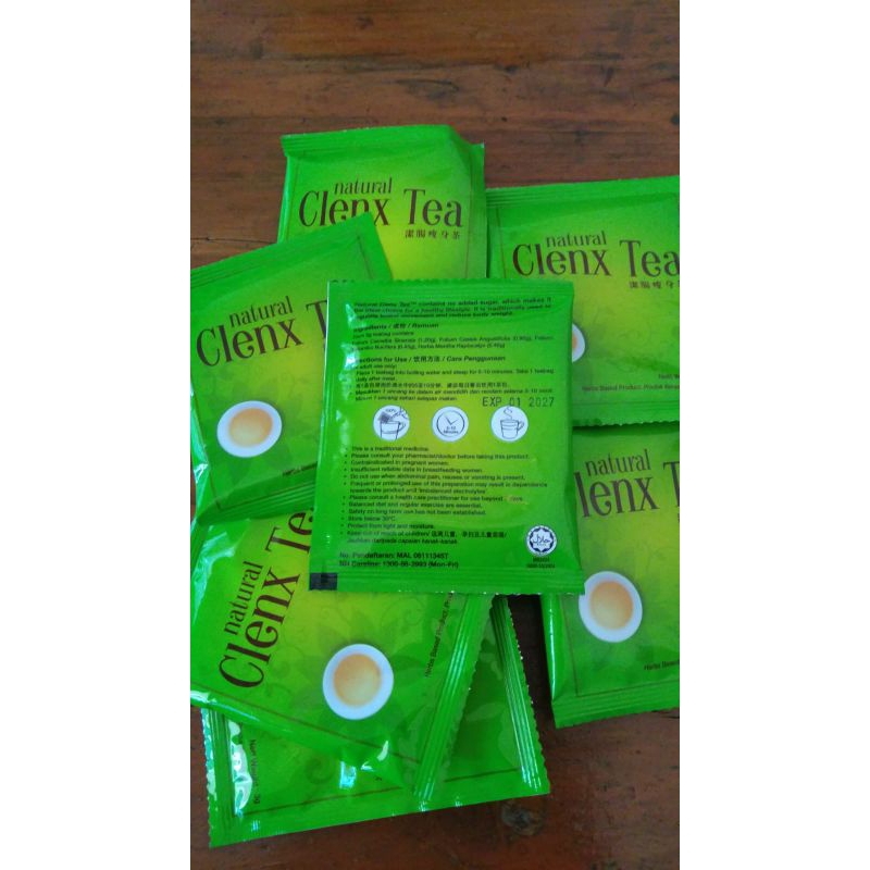 

Natural Clenx Tea 3 gram Original