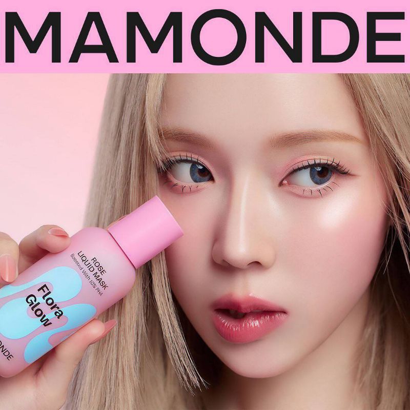 [READY STOCK] Mamonde x Aespa Winter Flora Glow Rose Liquid Mask 80ml Boosted PHA 10% song jia 4th g