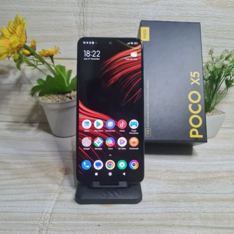 Poco X5 Ram 8/256 Ex Garansi Resmi Tam Hp Second Original No Minus
