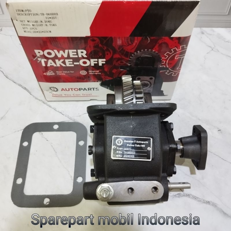 Pto Dump Truk Komplit Power Take Off Pto Assy Elf Harimau Nkr71 Gigi Double Original