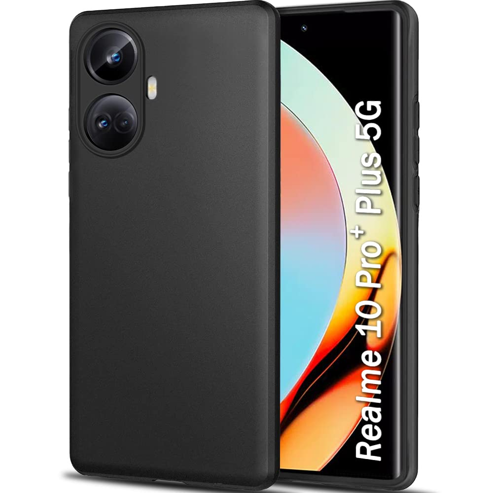 REALME 10 / 10 PRO / 10 PRO PLUS CASE MATTE SOFT BLACK (DOFF) SLIM PREMIUM