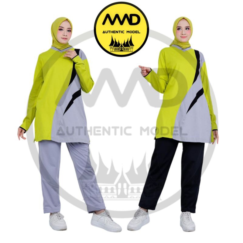 Stelan Baju Olahraga Wanita // Stelan Olahraga Tunik // Stelan Kaos Olahraga // Stelan Training