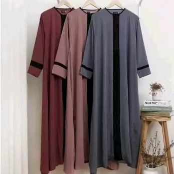 RB AIRA ABAYA GAMIS WANITA ABAYA CRINKLE LD 120