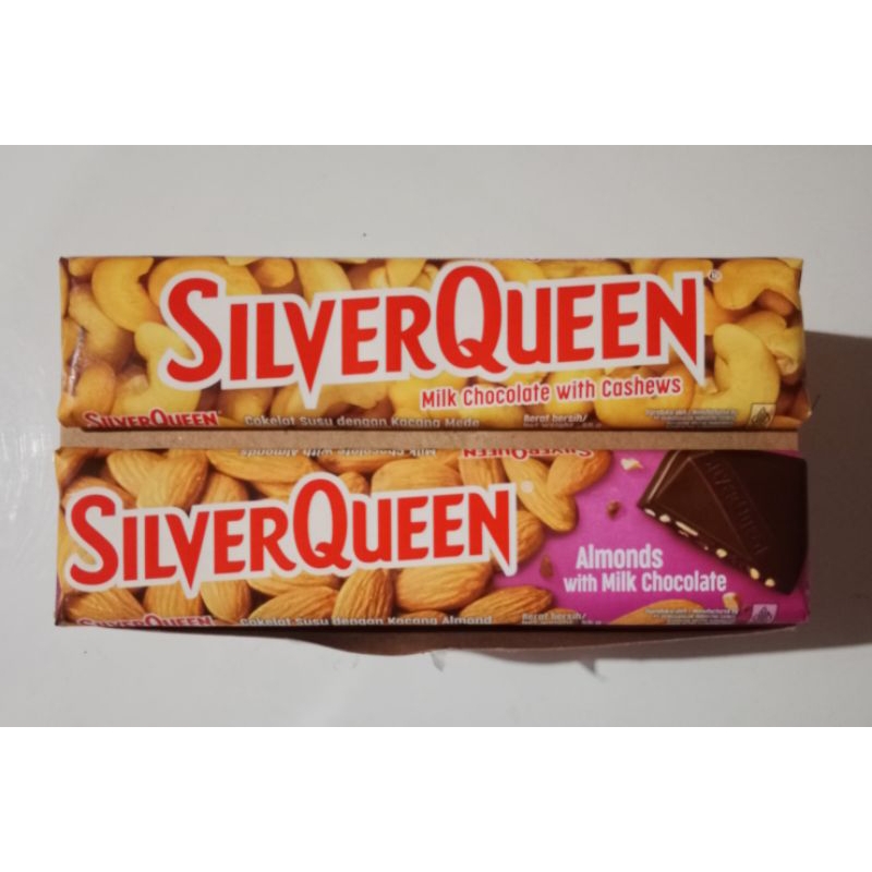 

Coklat Silverqueen Cahsew dan Almond 55gr