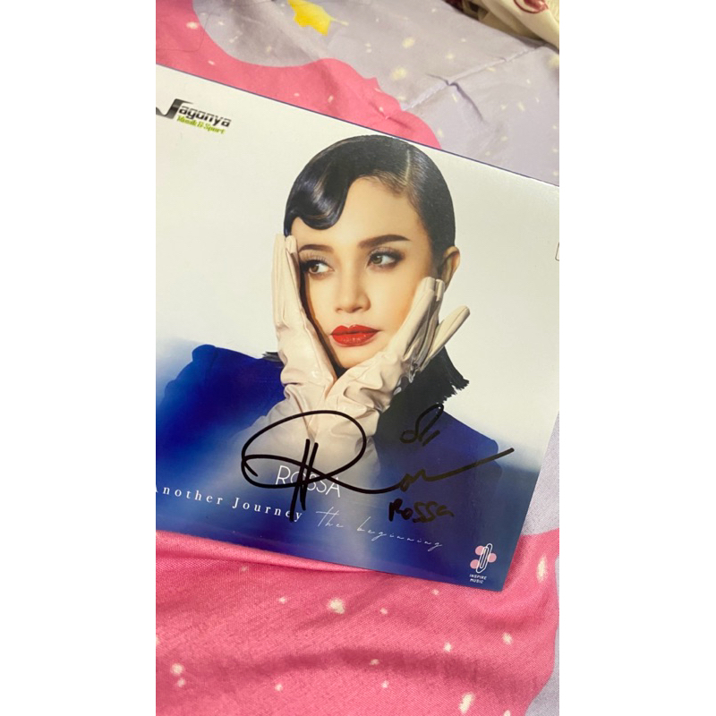 CD KASET ALBUM ROSSA ANOTHER JOURNEY THE BEGINNING KFC TTD TANDA TANGAN