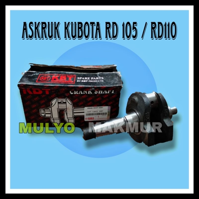 ASKRUK CRANKSHAFT KUBOTA RD105 / RD110