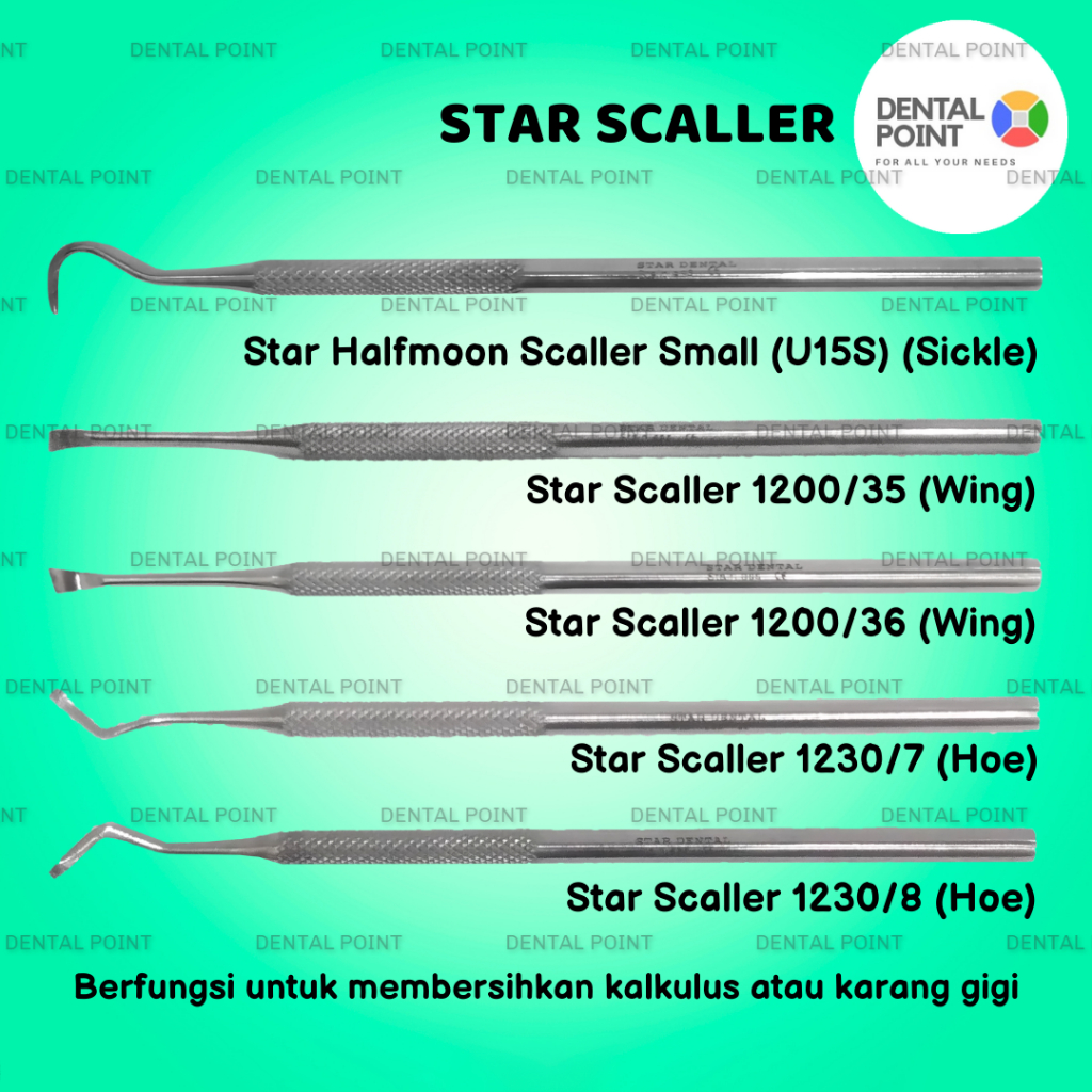 STAR Dental Scaler/ Scaller /Scalling Manual /Alat Scaling Manual - Dental Instruments