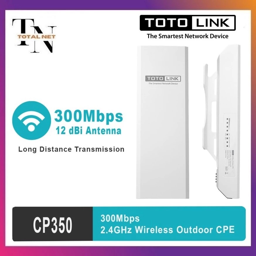 Totolink CP350 300Mbps 2.4GHz Wireless Outdoor CPE