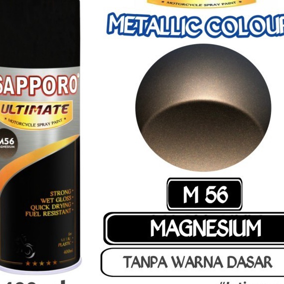 

Cashback SAPPORO ULTIMATE M56 MAGNESIUM 4ml Cat Semprot Pylok Pilok Pylox