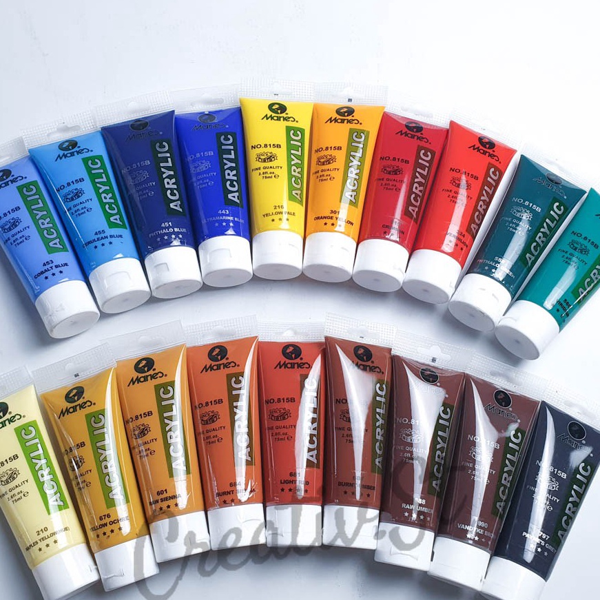 

KP8 MARIES Cat Acrylic 75 Ml Paint Acrylic Colour Part 2 Cat Akrilik Lukis