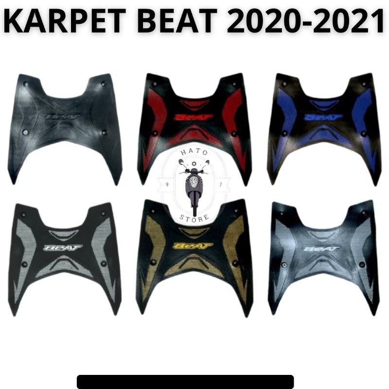 Karpet Beat stepfloor alas kaki pijakan motor BEAT 2020-2021 street Deluxe CBS iss murah berkualitas