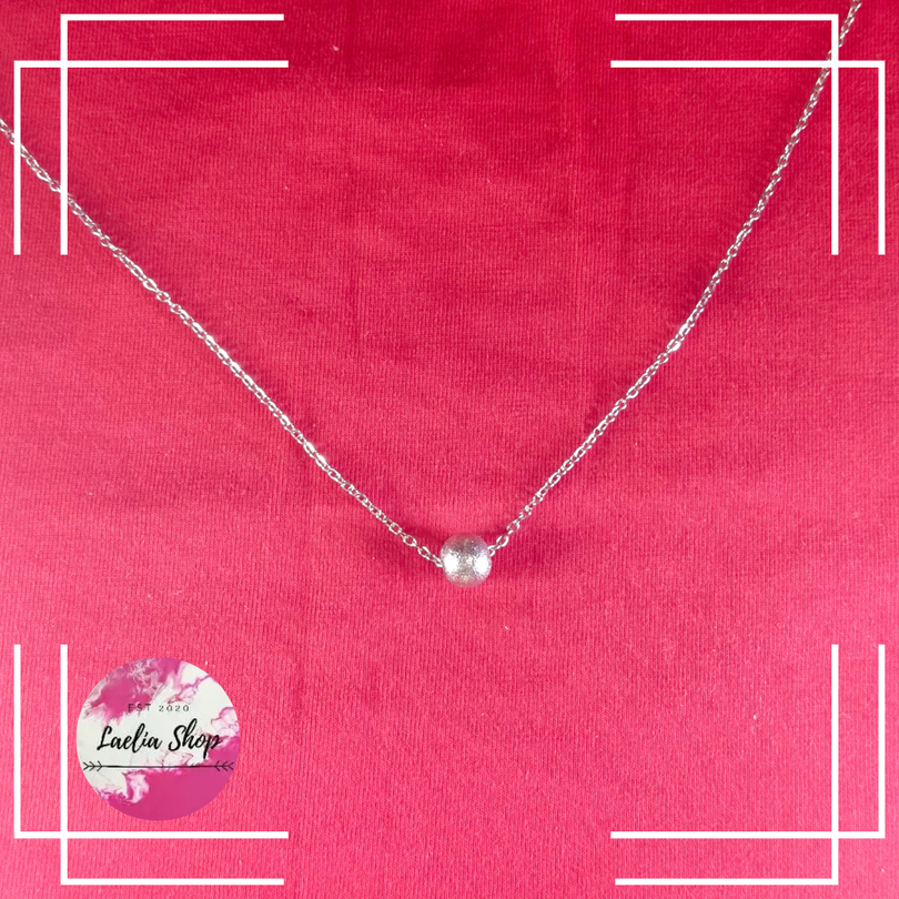 [Laelia Jewelry] Kalung Liontin Bola Bulat Titanium Import Asli Anti Karat Tidak Luntur Original Asl