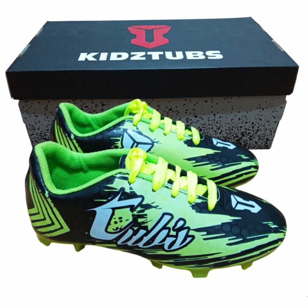 KIDZTUBS Sepatu Bola Anak Anak Laki Laki Perempuan Cowok Cewek Tanggung Kecil Umur Usia PAUD TK SD S