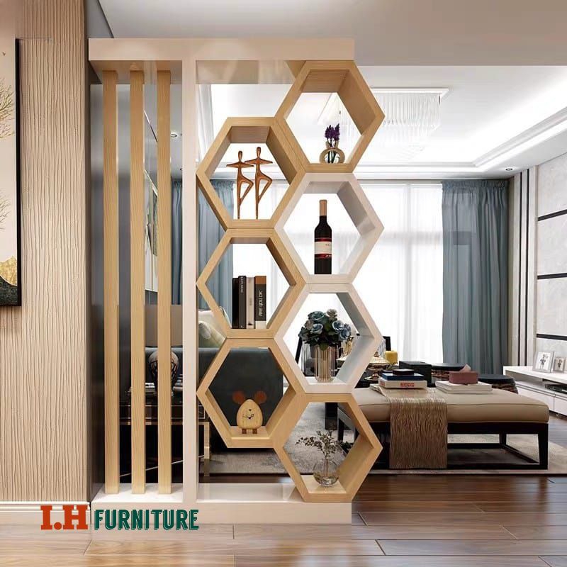 Partisi ruangan , Lemari kaca , Bisa custom , Partisi penyimpanan , Partisi ruang tamu , Lemari hias