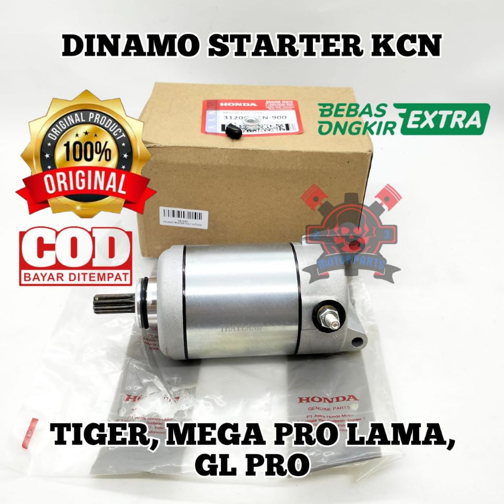 Dinamo Starter Honda KCN Motor Stater Tiger Lama Tiger 2000 GL200 Kualitas Original AHM