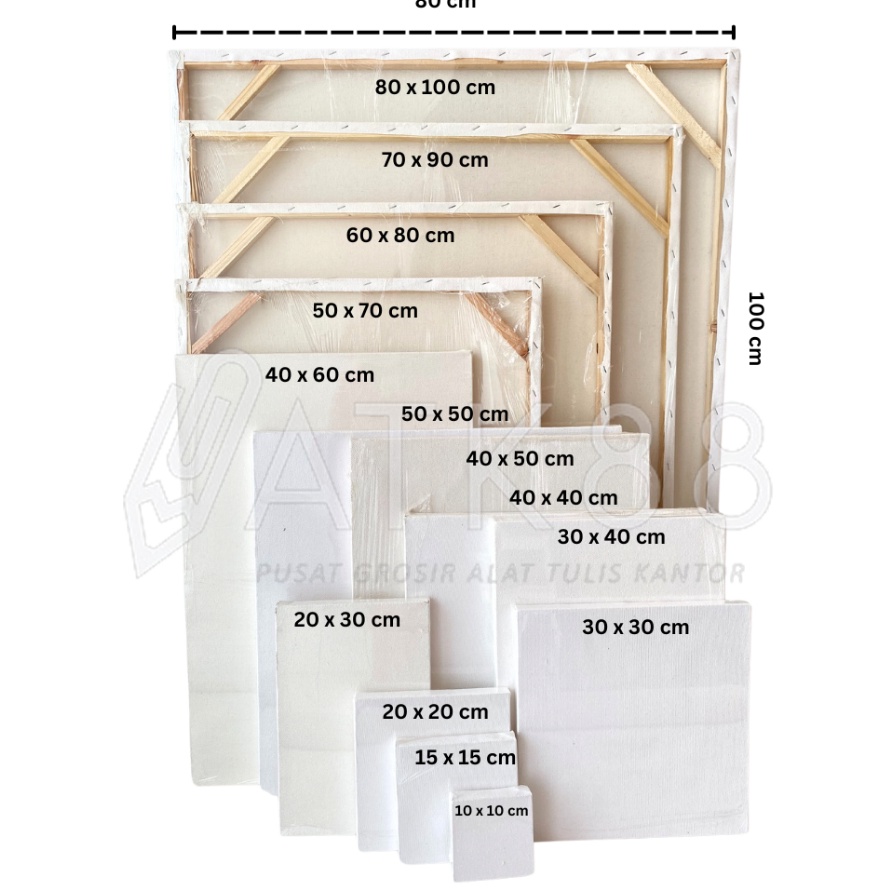 

Potongan Kanvas Lukis 8 x 1 cmCanvas Board 8 x 1 cm