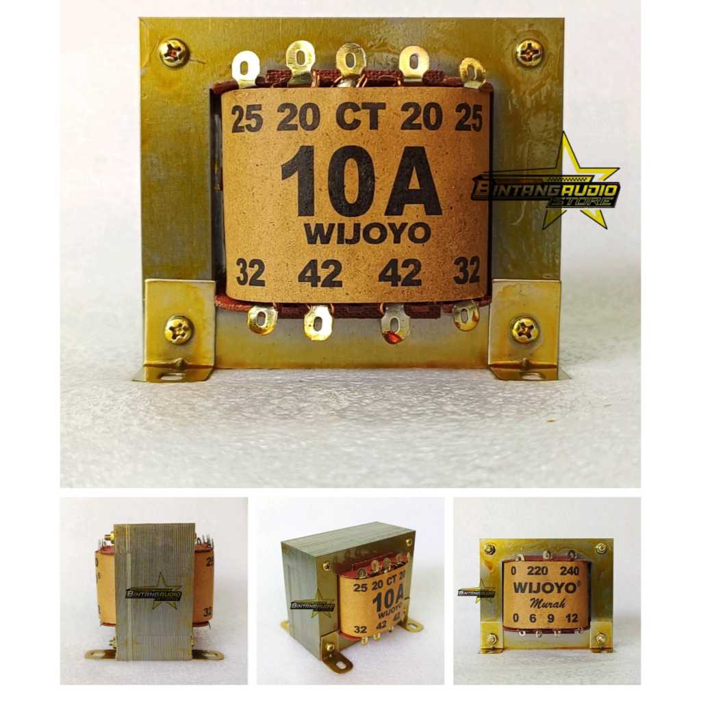 Trafo WIJOYO 10A Kecil CT 42V / Travo 10 Amper CT 42 Volt Tembaga Murni