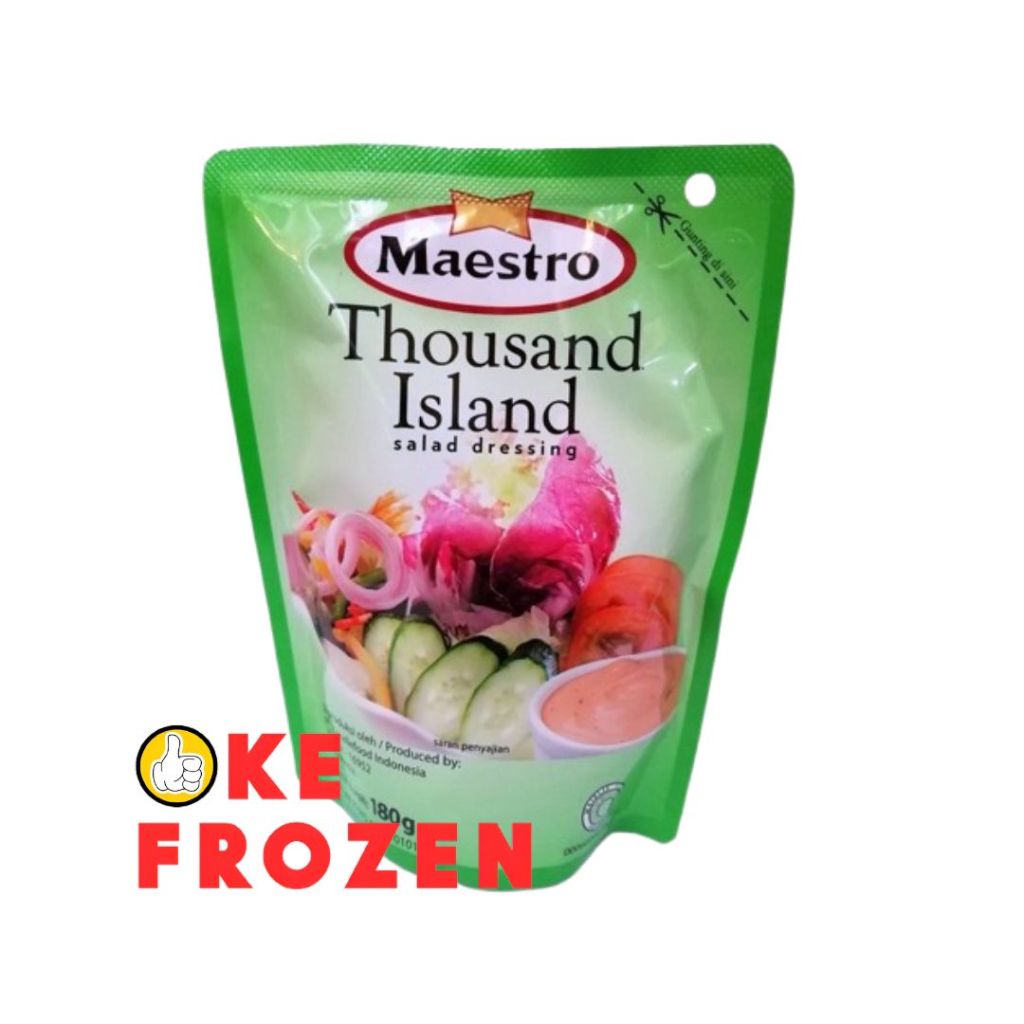 

MAESTRO THOUSAND ISLAND 180GR BUMBU SALAD PENGGANTI MAYO