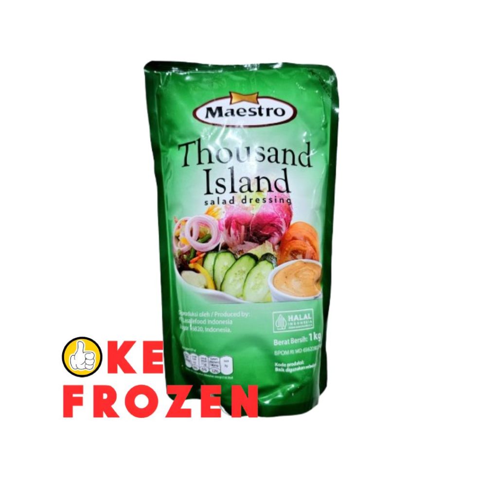 

MAESTRO THOUSAND ISLAND 1KG BUMBU SALAD PENGGANTI MAYO