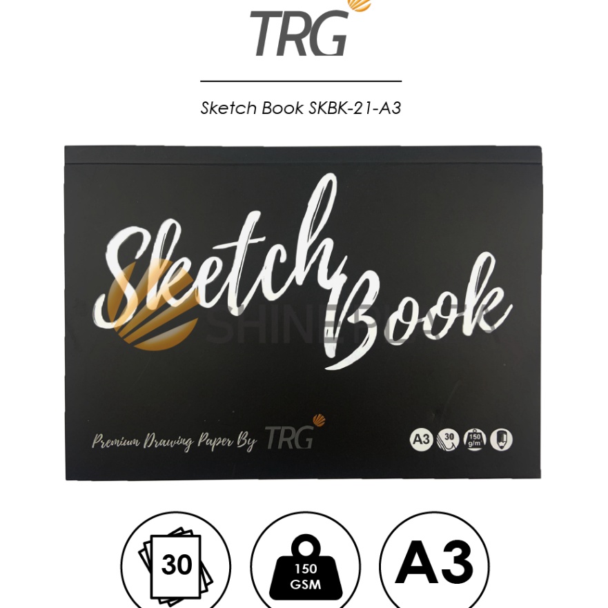 

Terjangkau TRG Sketchbook Sketch Drawing Book A3 15gsm SKBK21A3 Kes Buku Gambar Sketsa 15 gsm TRG