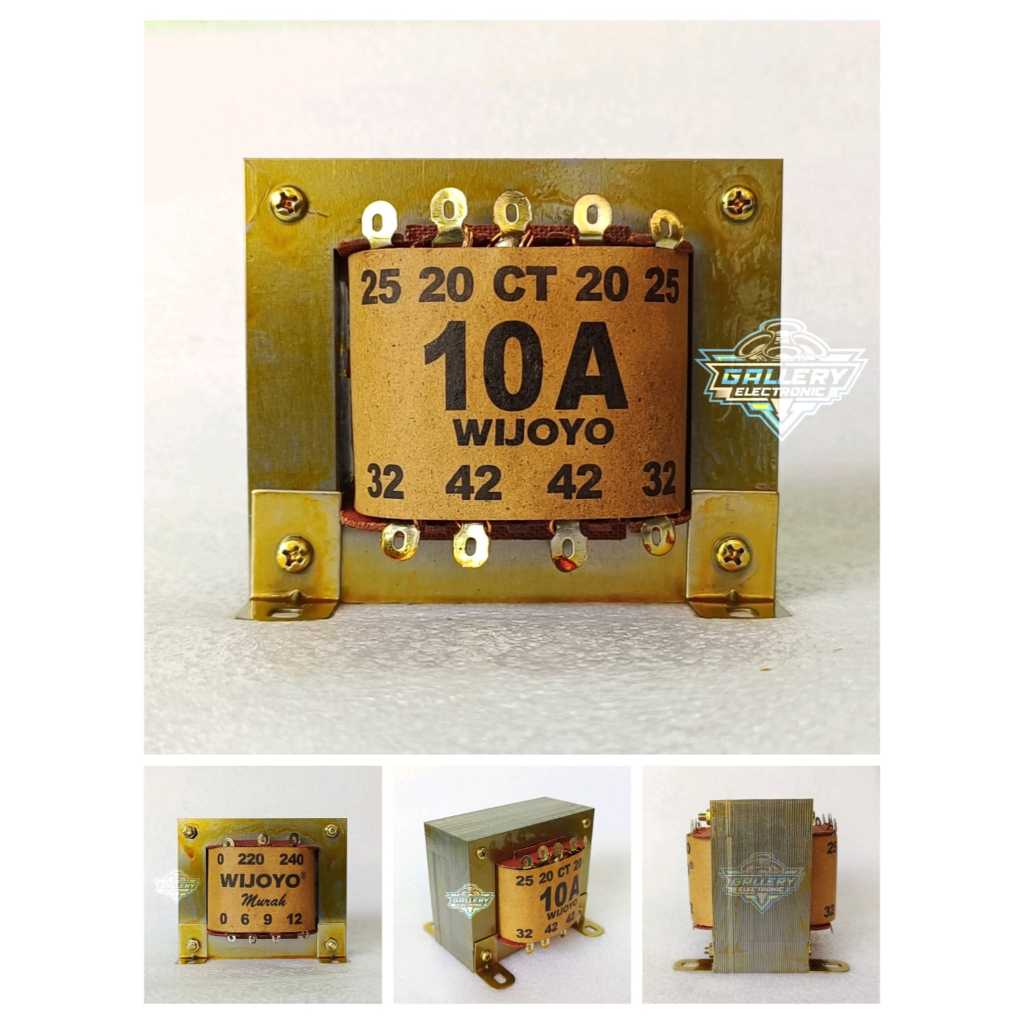 Travo 10A Kecil CT 42V WIJOYO / Trafo 10 Amper CT 42 Volt Tembaga Murni