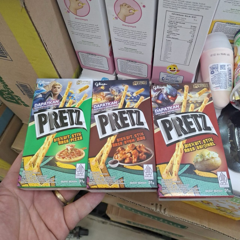 

PRETZ Biskuit stik 31gram pak