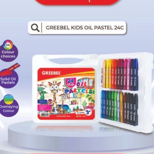

KI3 GREEBEL Crayon 24 warna Oil Pastel Greebel 24 Warna