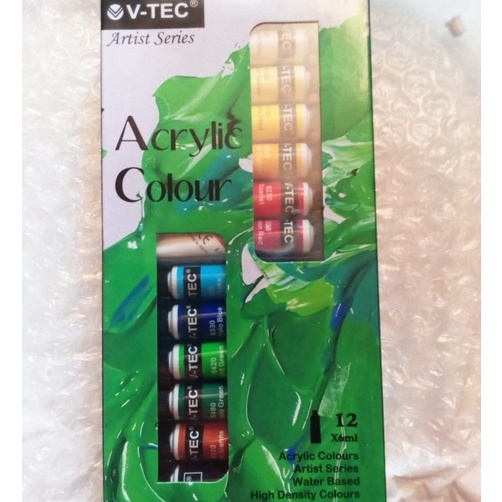 

Extra VTec CAT Acrylic 12 x 6ml VTec CAT AKRILIK SET 12 VT612A VT612