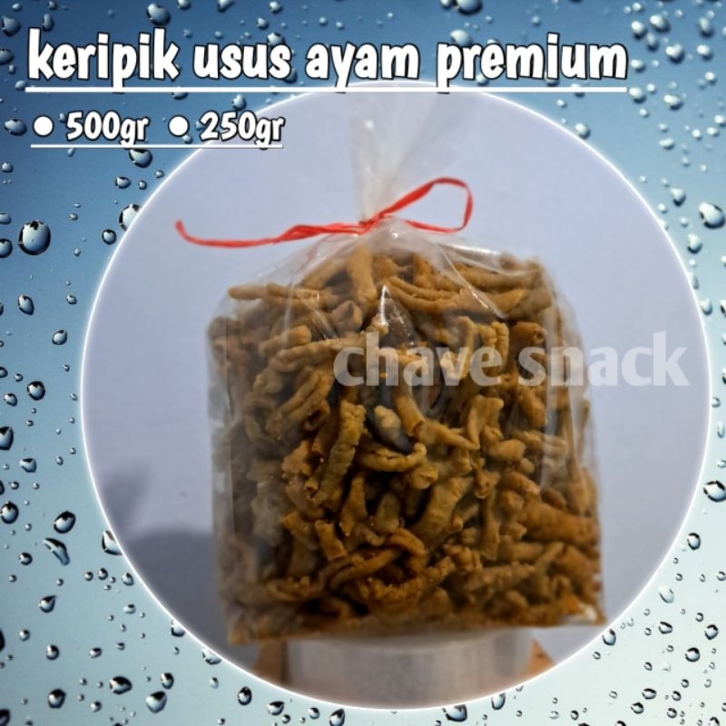 

keripik usus ayam premium 1kg enak renyah dan gurih/keripik usus 500gr/usus krispi 250gr