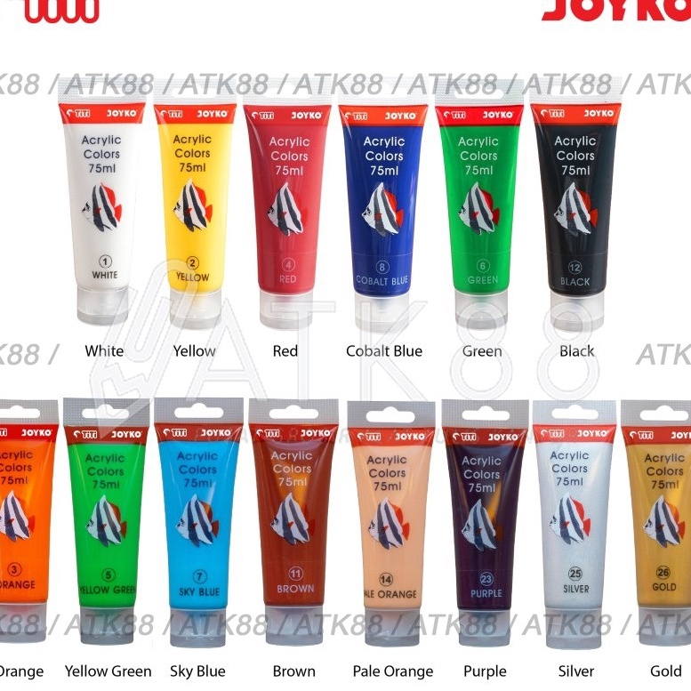 

Terkini Cat Acrylic JOYKO 75ml