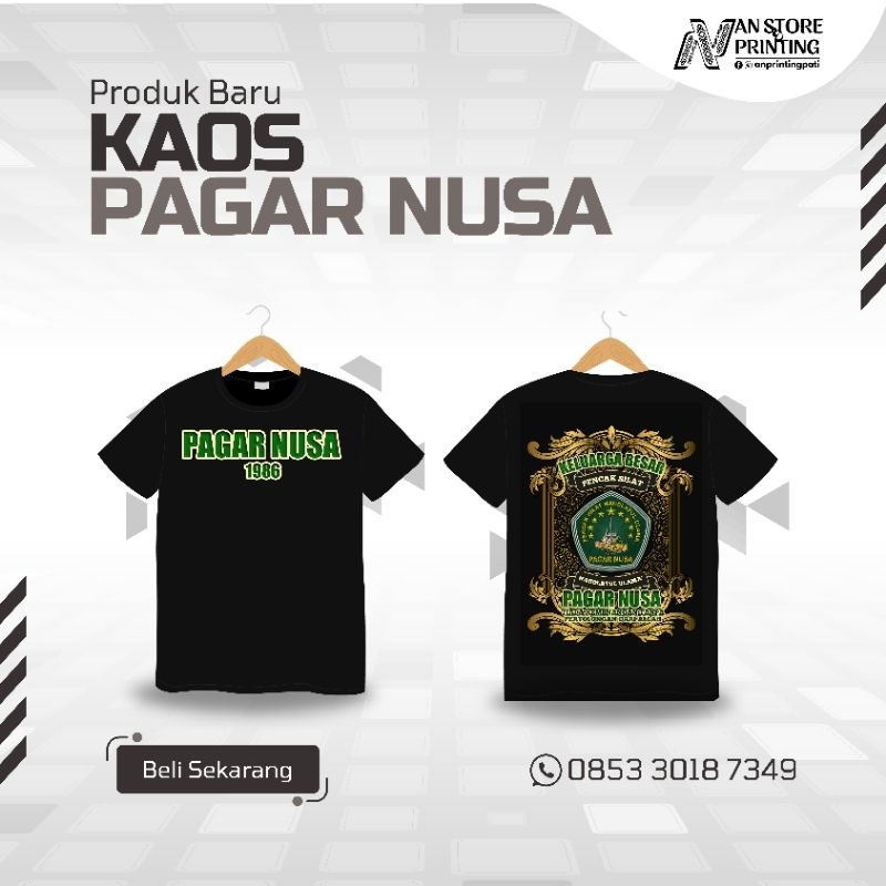 kaos pagar nusa simpel