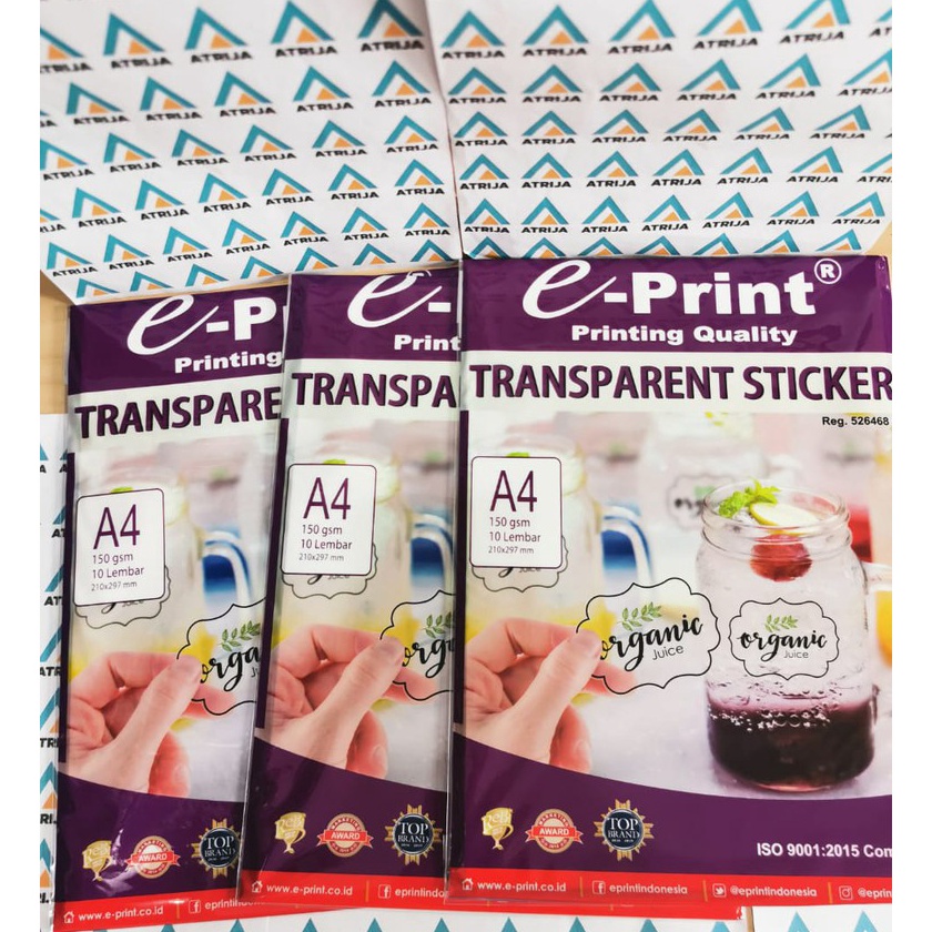 

FG2 Kes Sticker A4 Transparent Sticker Paper EPrint