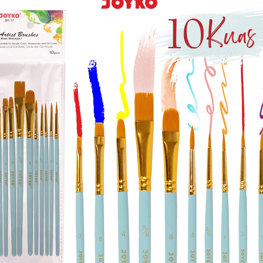 

KF7 Brush Kuas Cat Air Lukis Acrylic Joyko BR17