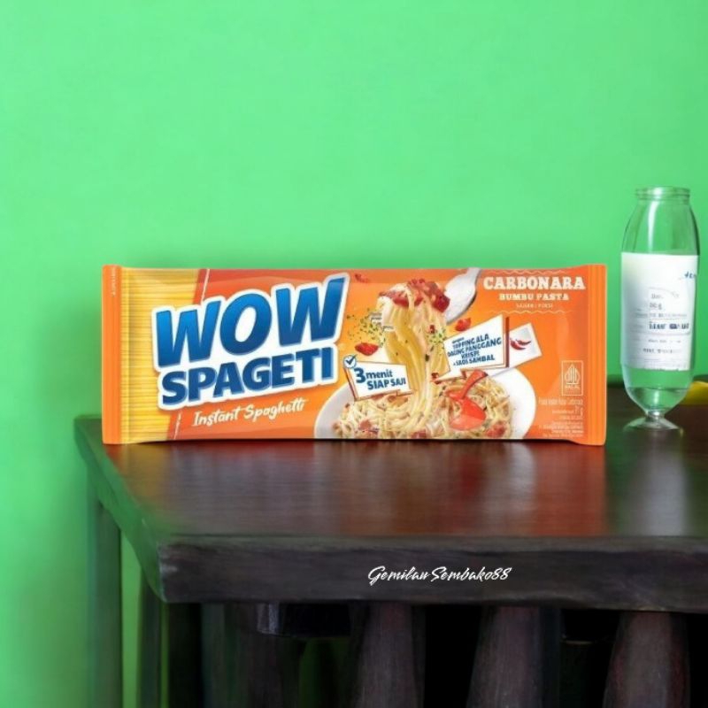 

WOW SPAGHETI CARBONARA 88 GRAM / MIE WOW / MIE SPAGHETI
