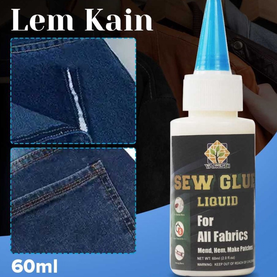 

BERLIPAT GANDA Lem Perekat Khusus Kain Kulit Sew Glue 6ml