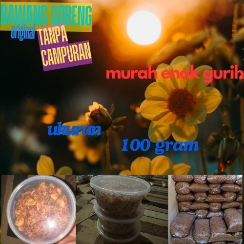 

✅Bawang Goreng Original Tanpa Campuran Murah✅